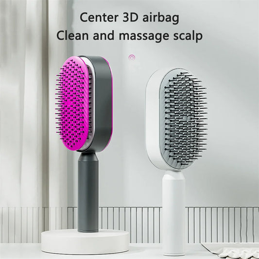 Quick Clean and Massage Hair Brush for Women