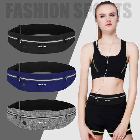HAISSKY Running Sports Waistband Belt with iPhone Pouch – Comfort and Security While Running